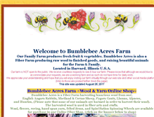Tablet Screenshot of bumblebeeacres.com